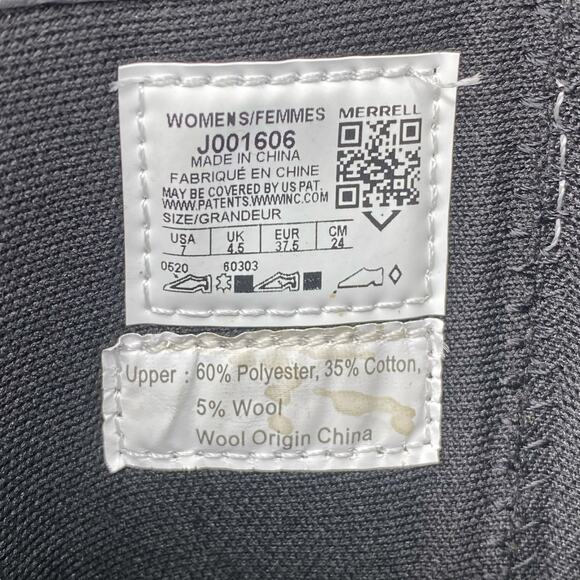 Merrell Women’s Roam Black Leather Waterproof Pull On Boot Size US 7 - Picture 9 of 9